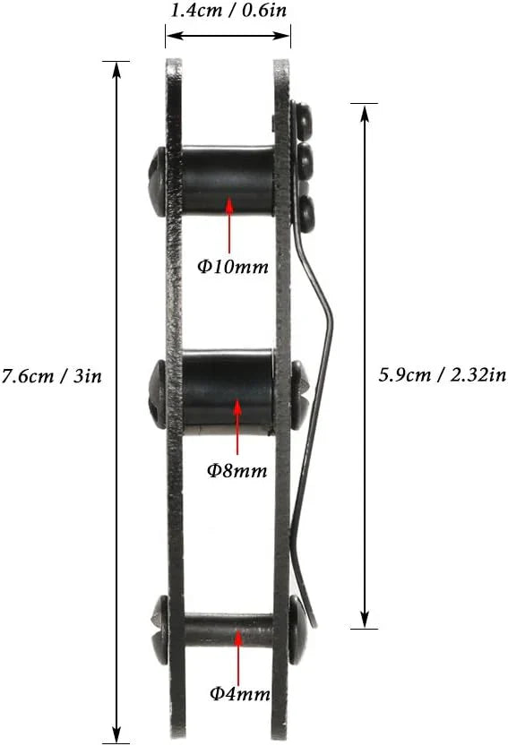 Alumínium ötvözetből készült összecsukható kulcstartó