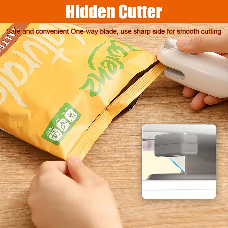 Végső újratölthető mini tasakzáró