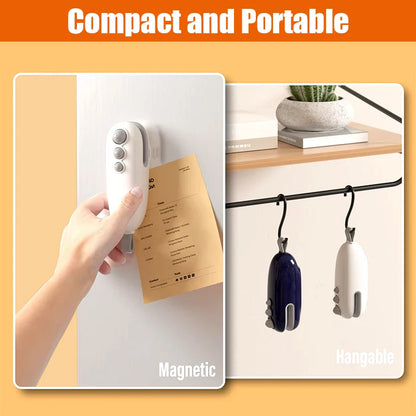 Végső újratölthető mini tasakzáró