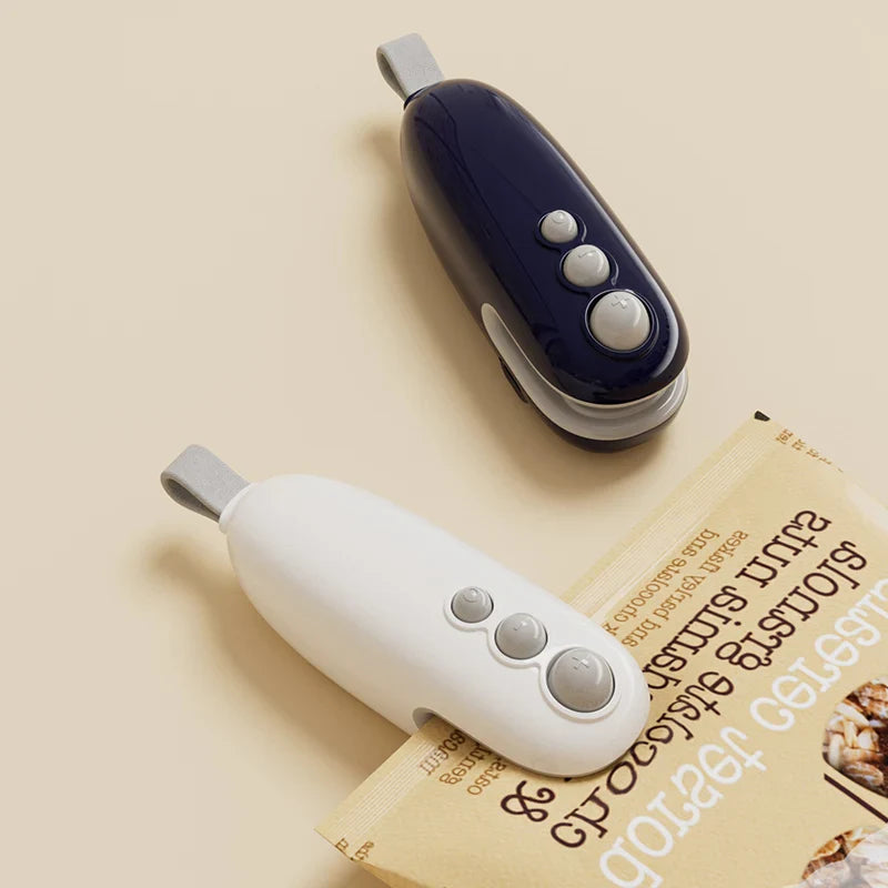 Végső újratölthető mini tasakzáró